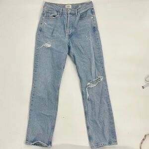 Citizens of Humanity Jolene Jeans Sz 26 High Rise Vintage Slim Dimple Button Fly